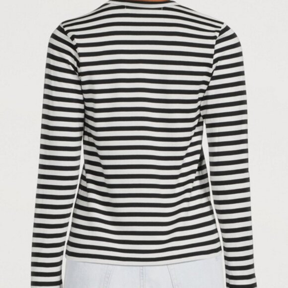 COMME DES GARCONS PLAY striped long sleeve top - Picture 2 of 9